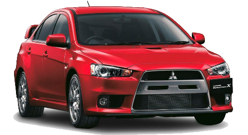 Машина mitsubishi черная